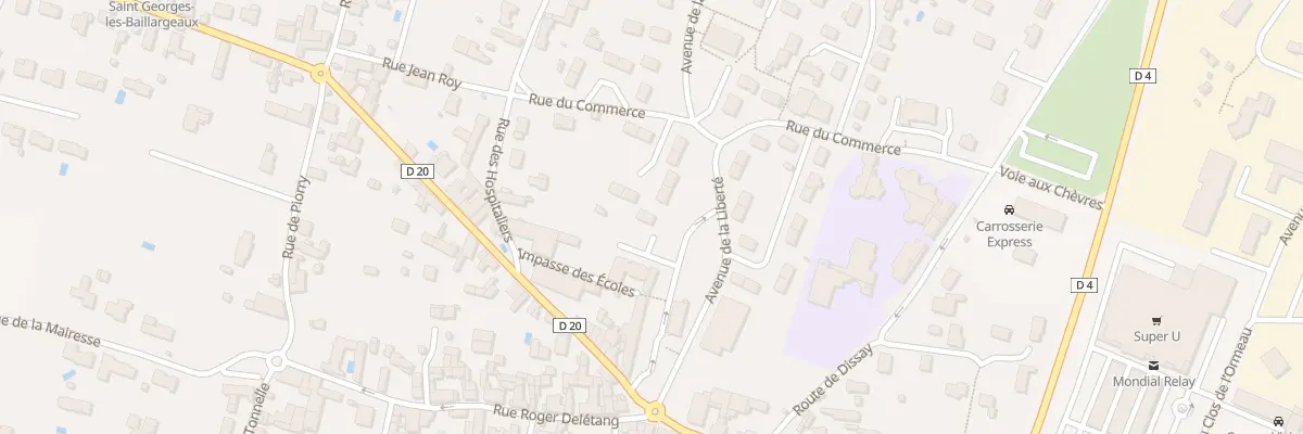 Plan du 5 All des Rossignols à Saint-Georges-lès-Baillargeaux