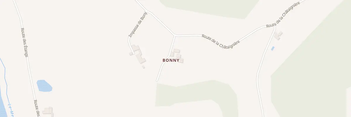 Plan du 143 Bonny à Celles
