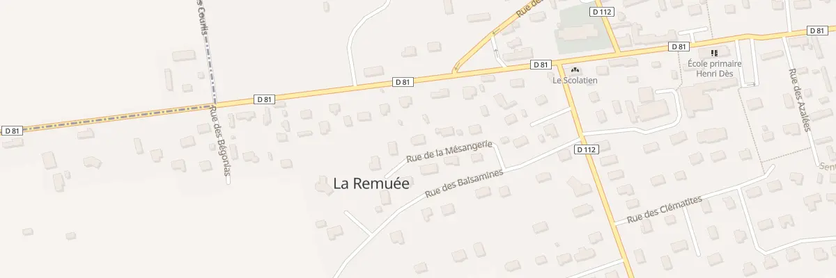 Plan du 3 La Mésangerie à La Remuée