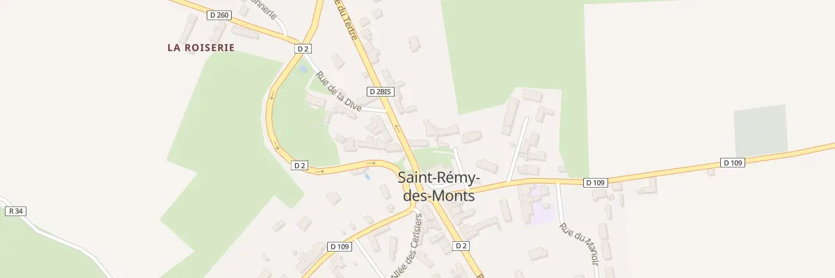 Plan du 1 Rue des Chanvriers à Saint-Rémy-des-Monts