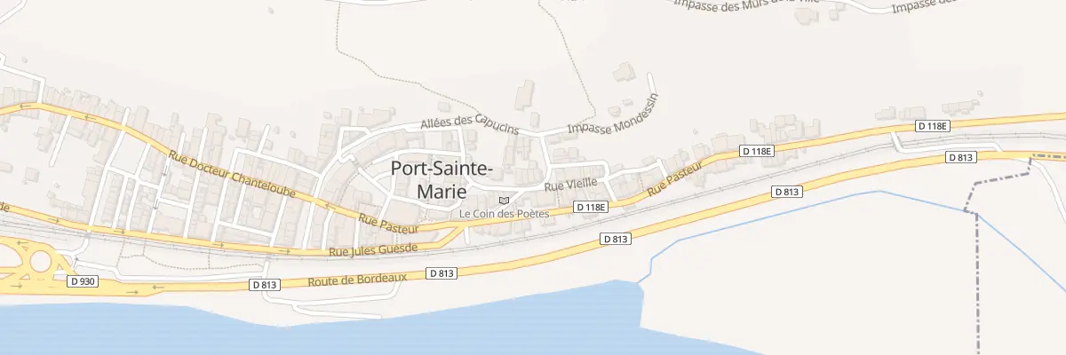 Plan du 5 Gr Grande Rue Vieille à Port-Sainte-Marie