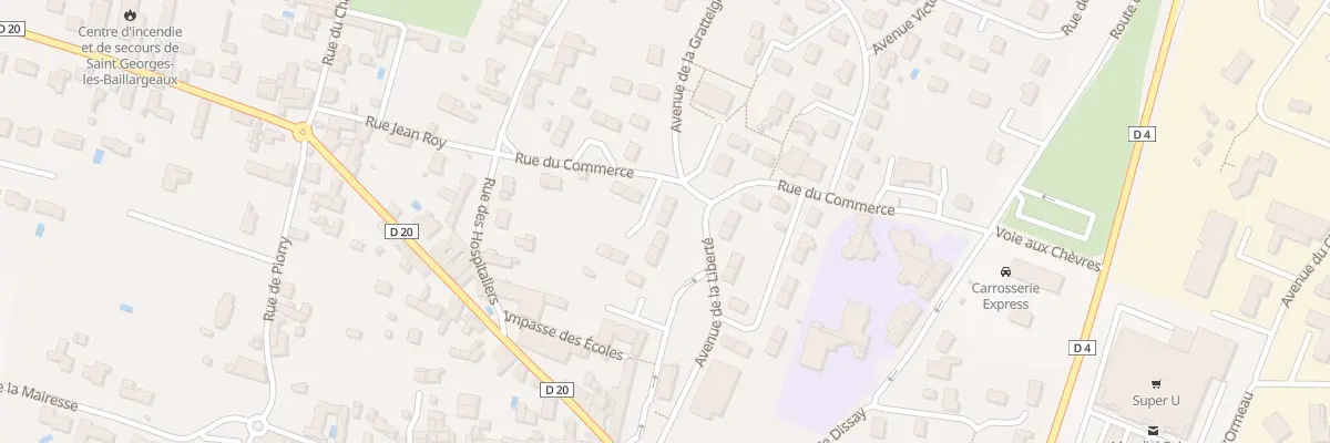 Plan du 2 All des Rossignols à Saint-Georges-lès-Baillargeaux