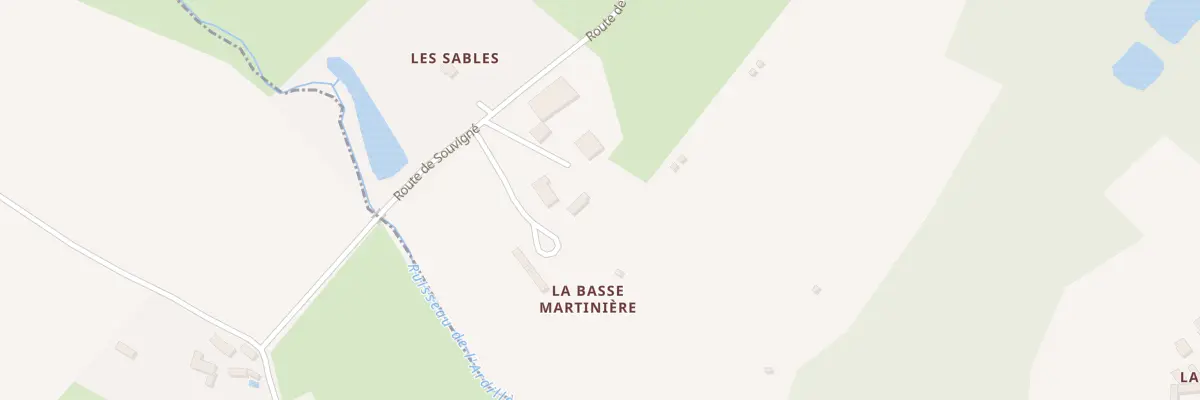 Plan du 6 Che de la Basse Martinière à Brèches