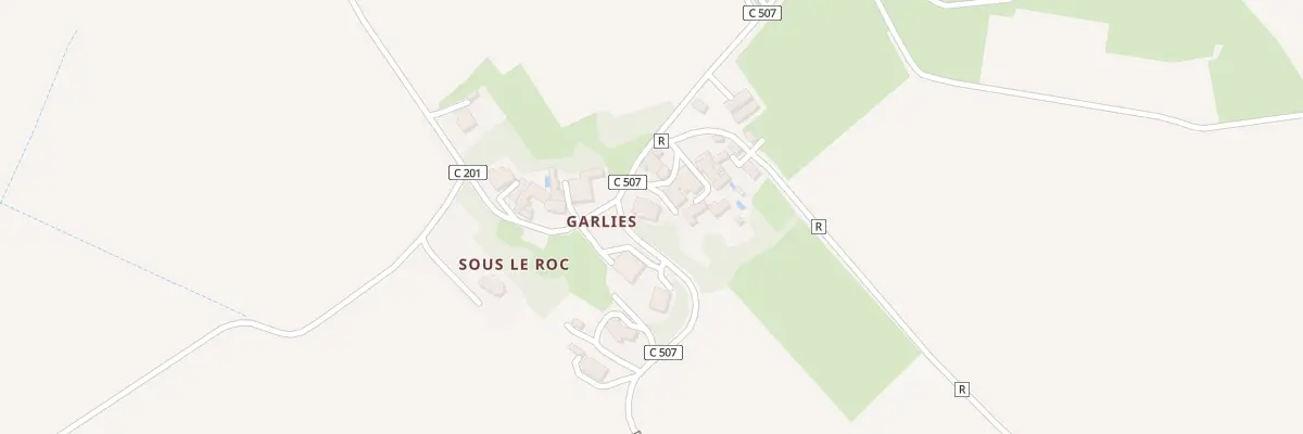 Plan du 28 Garlies à Fieux