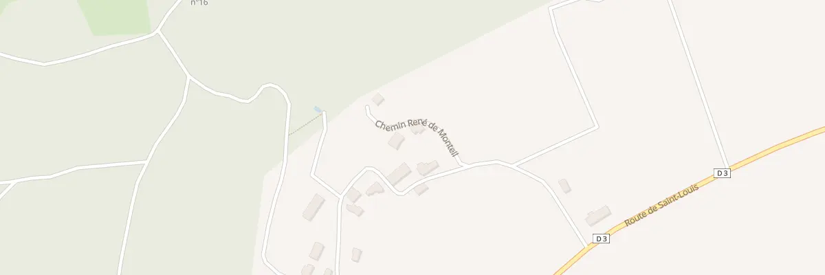 Plan du 1 Che René de Monteil à Douzillac