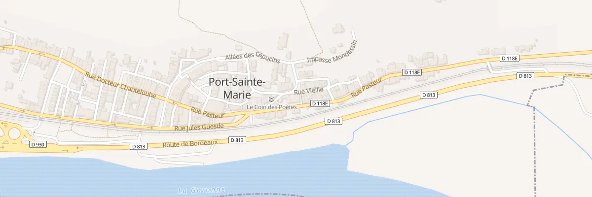 Plan du 6 Grande Rue Vieille à Port-Sainte-Marie
