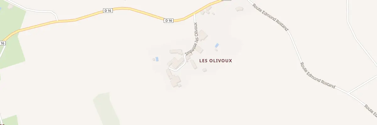 Plan du 230 Les Olivoux à Pomport