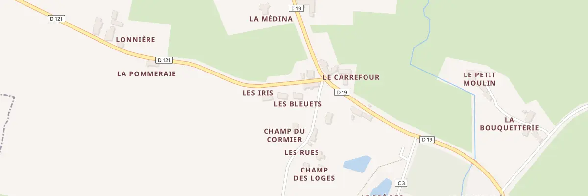 Plan du 5069 Les Bleuets à Terrehault