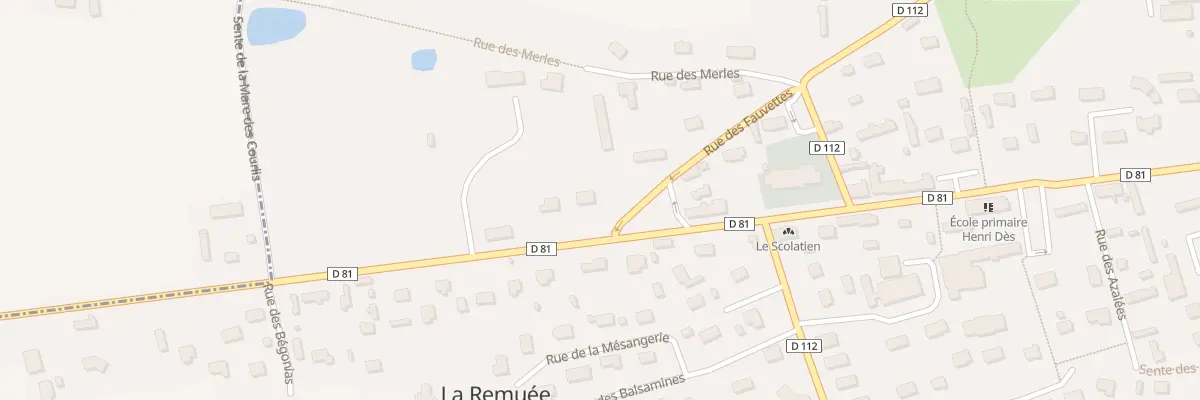 Plan du 11 Rue de la Fauvette à La Remuée