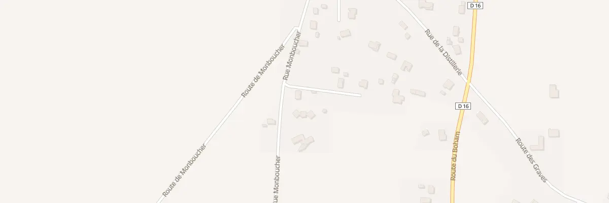 Plan du 23 Rte de Monboucher à Lamonzie-Saint-Martin