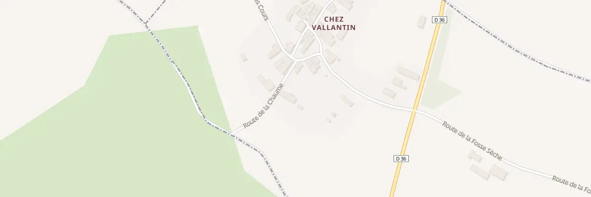 Plan du 5007 Chez Vallantin à Turgon