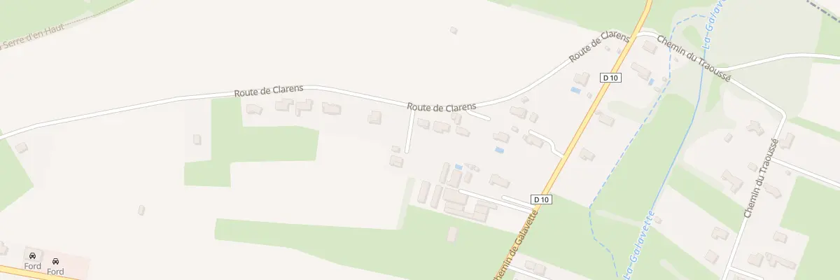 Plan du 530 Rte de Clarens à Lannemezan