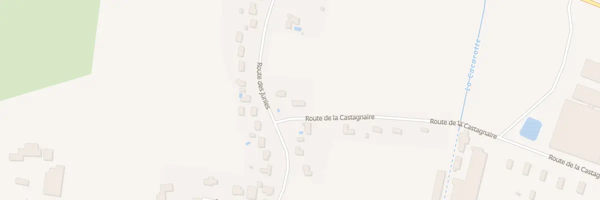 Plan du 3 Rte de la Castagnaire à Prigonrieux