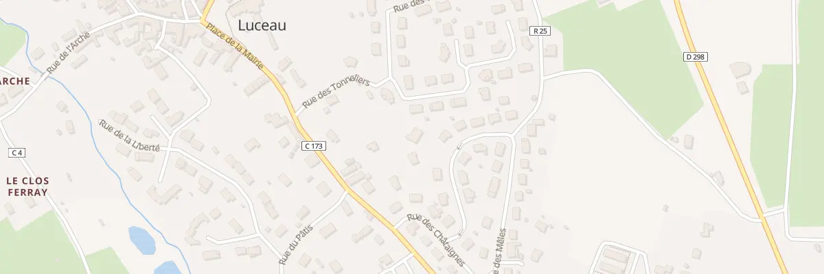 Plan du 9 Rue des Nousilles à Luceau