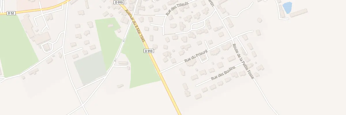 Plan du 12 Rue du Prieuré à Bréauté