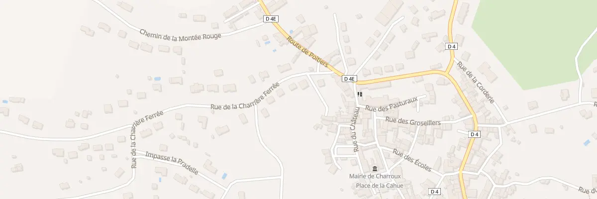 Plan du 5 Rue de la Charrière Ferrée à Charroux
