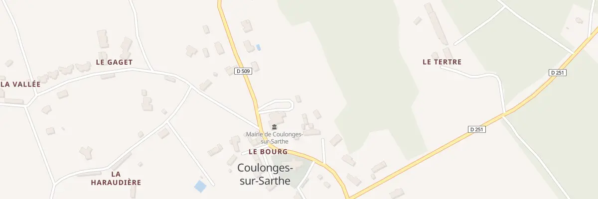 Plan du 5002 Le Bourg à Coulonges-sur-Sarthe