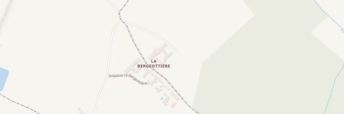Plan du 52 Rte de la Bergeottière à Thuré