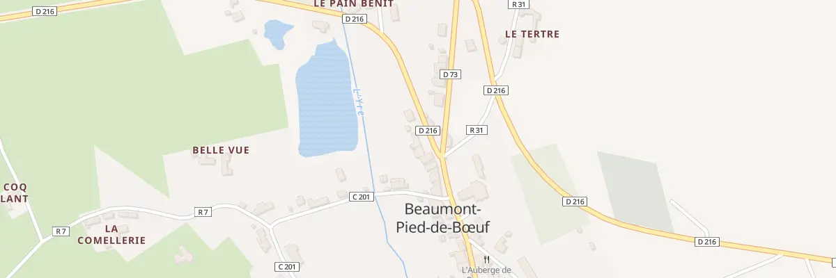 Plan du 7 Rue de l’Etang à Beaumont-Pied-de-Bœuf