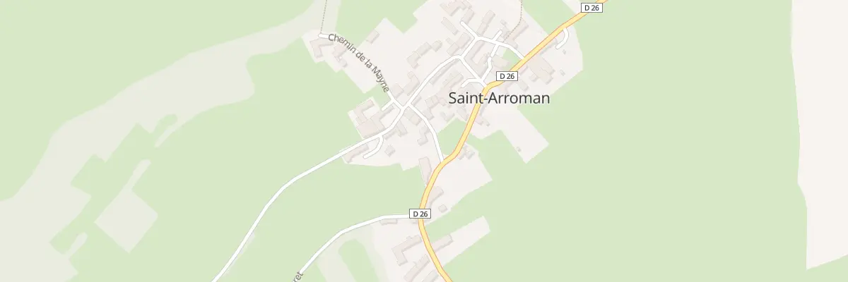 Plan du 5037 Le Village à Saint-Arroman