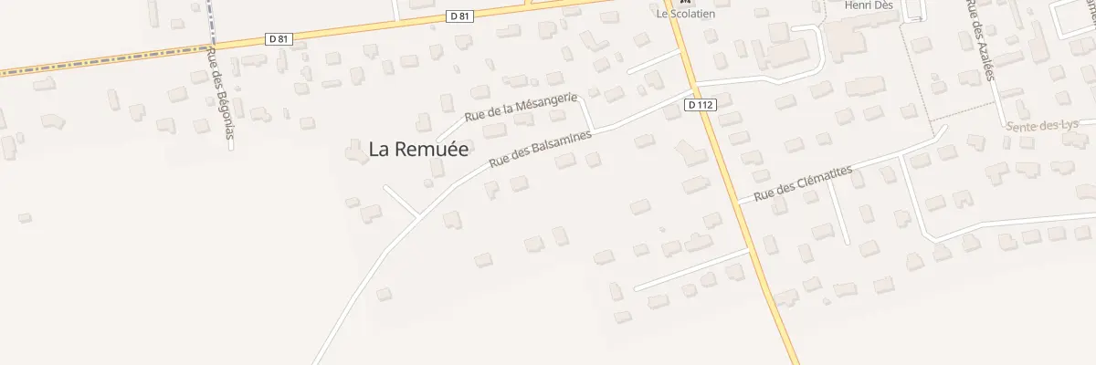 Plan du 10A Rue des Balsamines à La Remuée