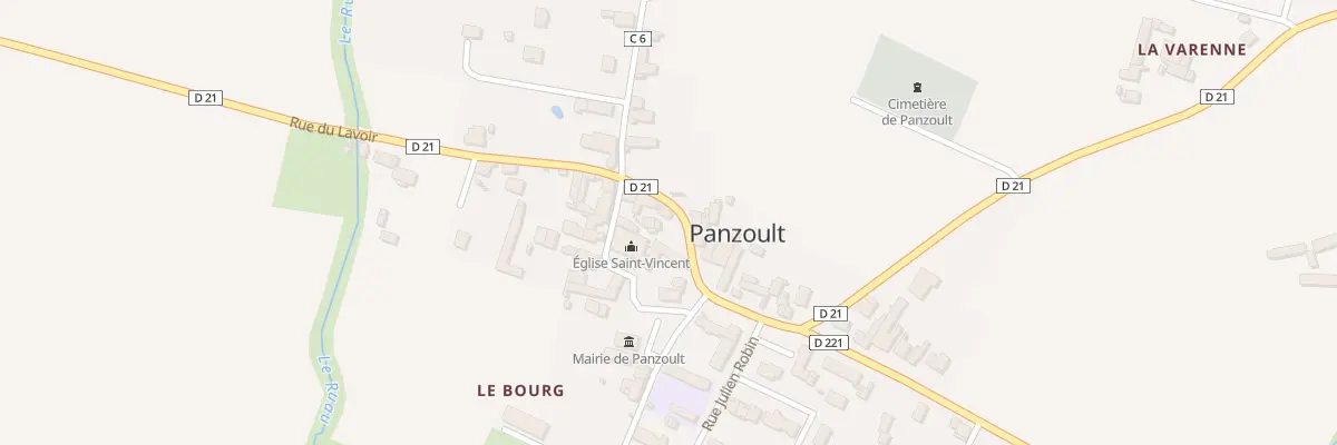 Plan du 4 Rue François Rabelais à Panzoult