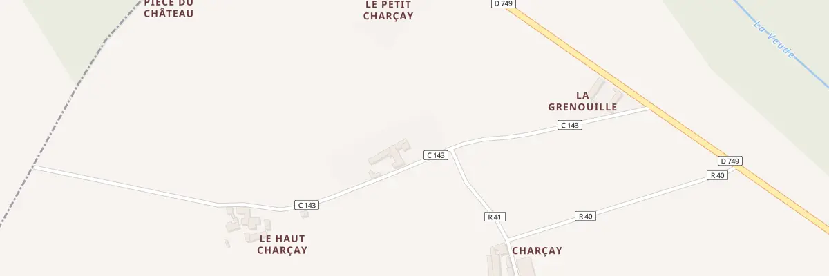 Plan du 2 Charcay à Jaulnay