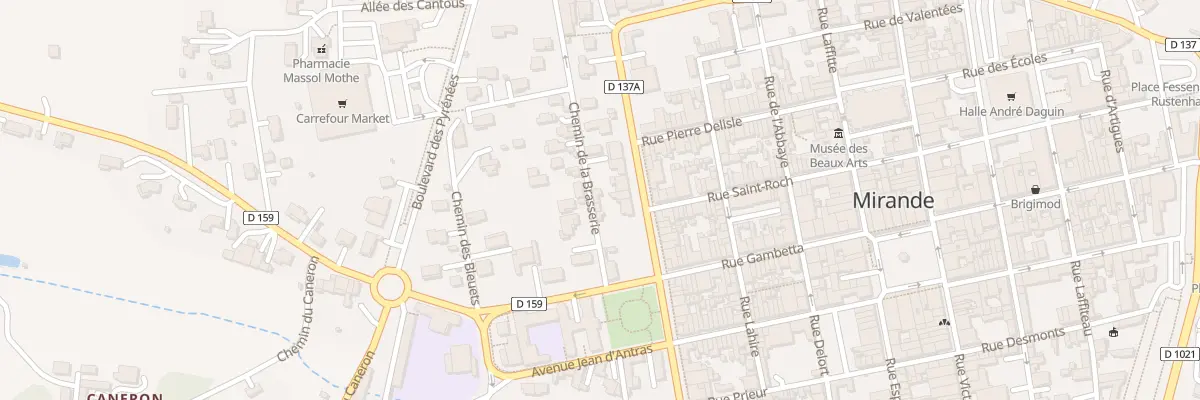 Plan du 41 Che de la Brasserie à Mirande