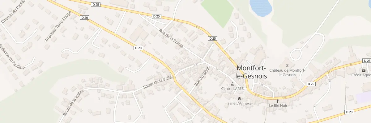 Plan du 38 Rue A Thoury à Montfort-le-Gesnois
