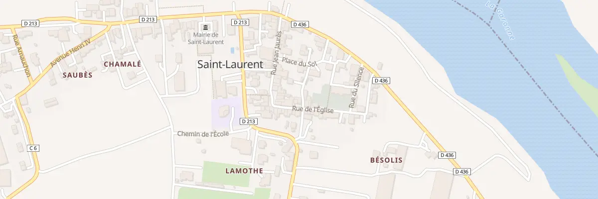 Plan du 8 Rue de l’Église à Saint-Laurent