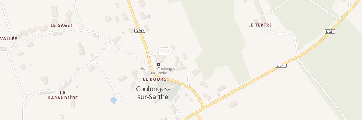 Plan du 7A Le Bourg à Coulonges-sur-Sarthe