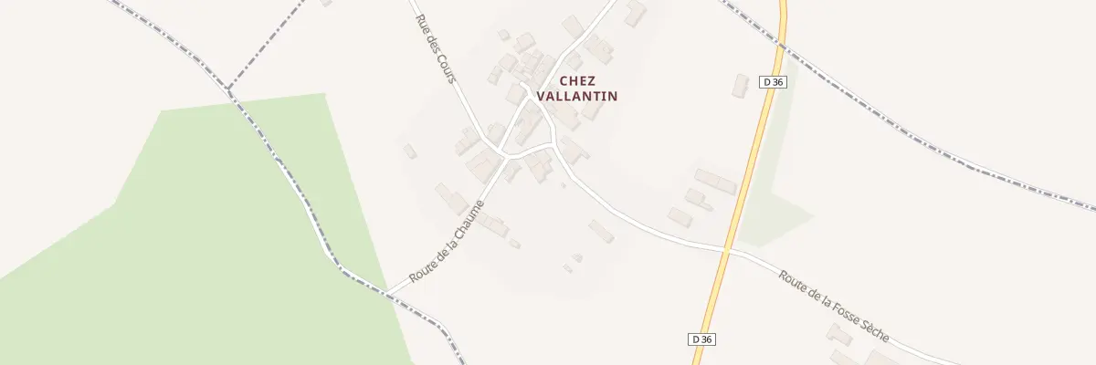 Plan du 5006 Chez Vallantin à Turgon