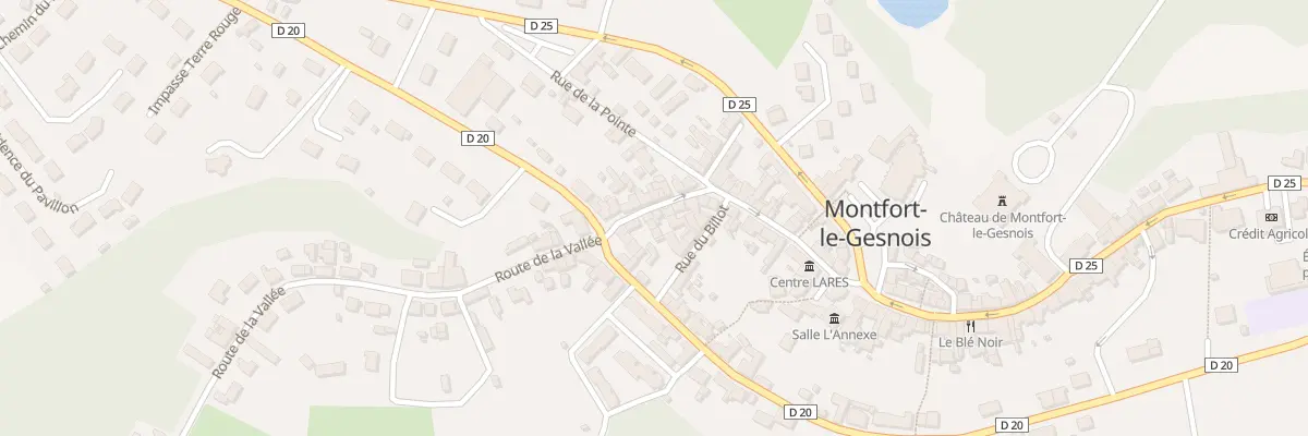 Plan du 21 Rue A Thoury à Montfort-le-Gesnois
