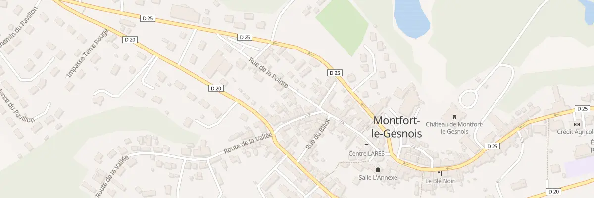 Plan du 28B Rue A Thoury à Montfort-le-Gesnois