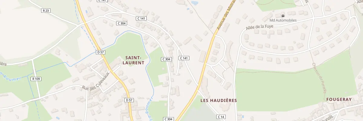 Plan du 3 Rue Haute de Mort Vous Etes à Langeais