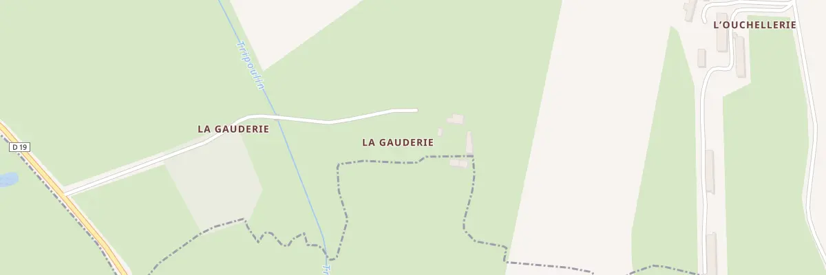Plan du 5050 La Gauderie à Terrehault