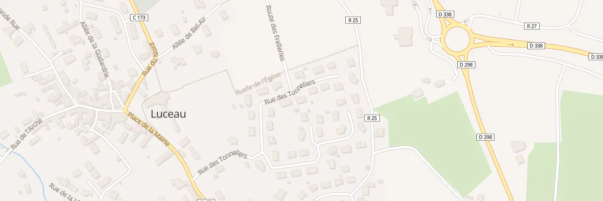 Plan du 14 Rue des Tonneliers à Luceau