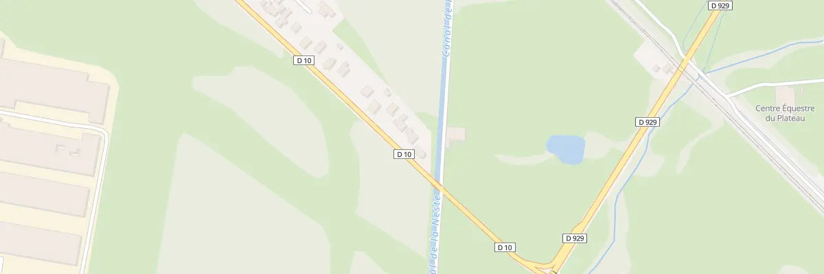 Plan du 823 Rue de l’Hippodrome à Lannemezan
