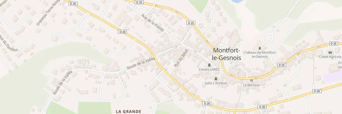 Plan du 5631 Rue A Thoury à Montfort-le-Gesnois