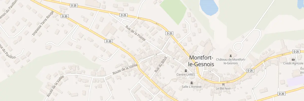 Plan du 30 Rue A Thoury au Luart