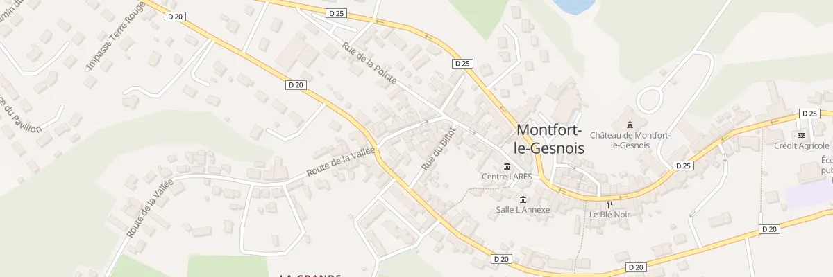 Plan du 19 Rue A Thoury à Montfort-le-Gesnois