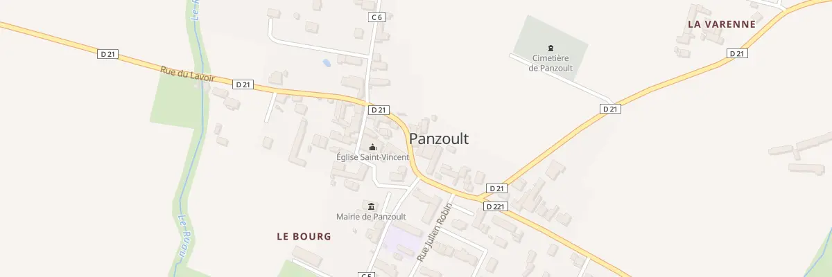 Plan du 1 Rue François Rabelais à Panzoult