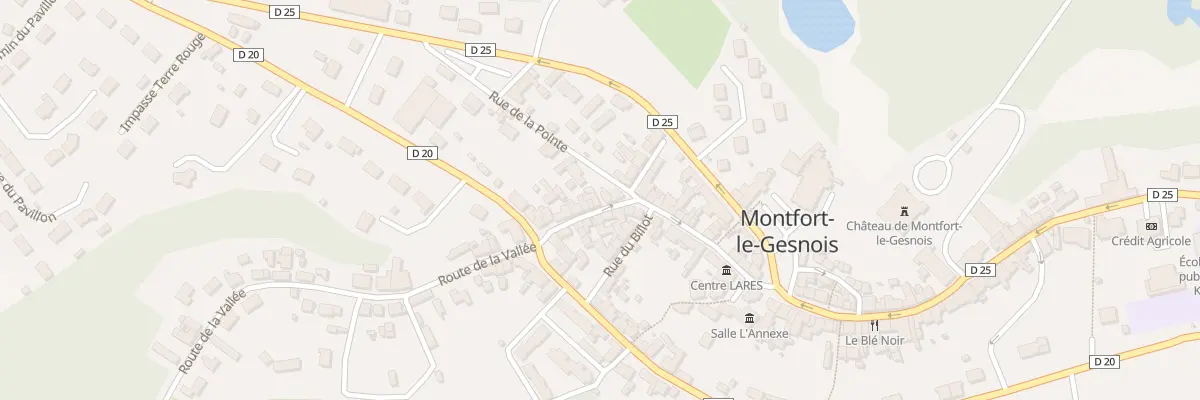 Plan du 32 Rue A Thoury à Montfort-le-Gesnois