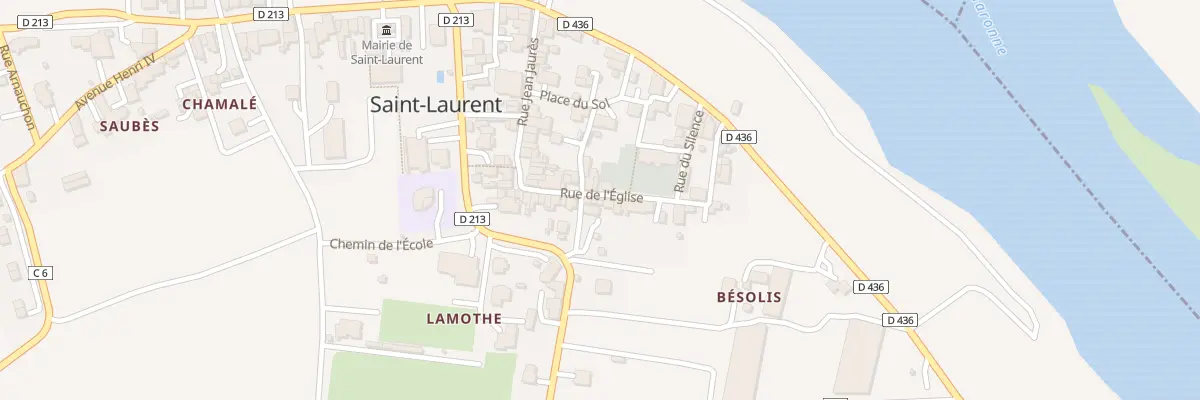 Plan du 9 Rue de l’Église à Saint-Laurent