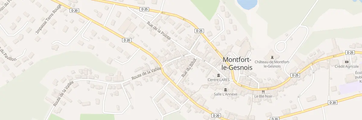Plan du 17 Rue A Thoury à Montfort-le-Gesnois