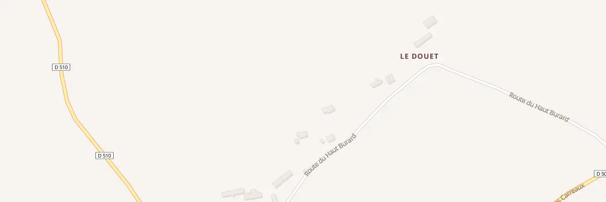 Plan du 21 Rte du Haut Burard à Bures