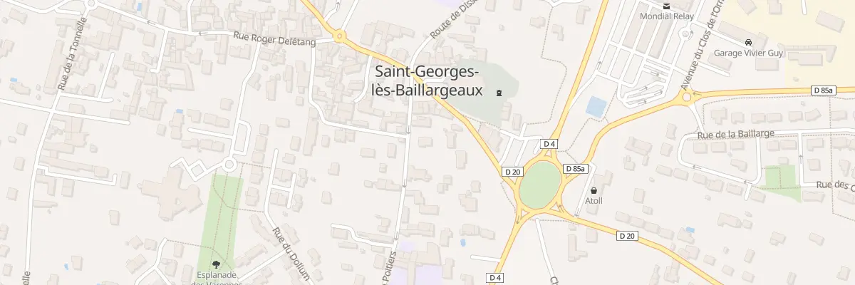 Plan du 1 Rte de Poitiers à Saint-Georges-lès-Baillargeaux