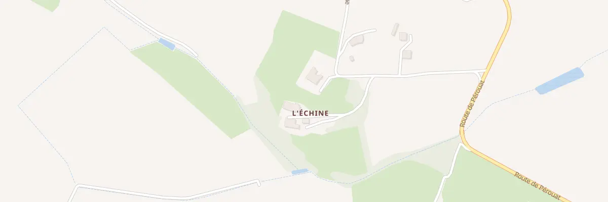 Plan du 98 Che Echine à Calignac