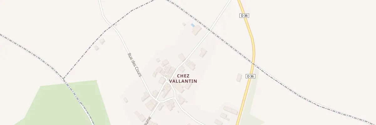 Plan du 5014 Chez Vallantin à Turgon