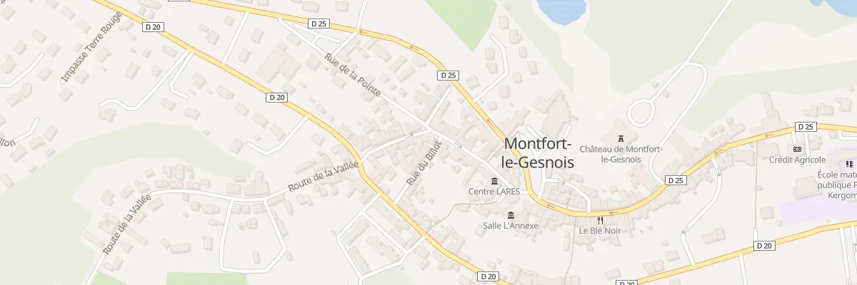 Plan du 11 Rue A Thoury à Montfort-le-Gesnois